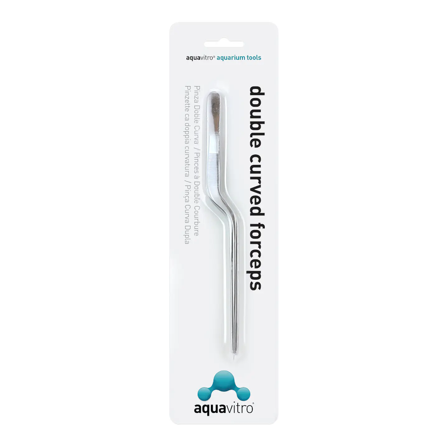 Aquavitro Pinça Curva Dupla de 22 cm 1
