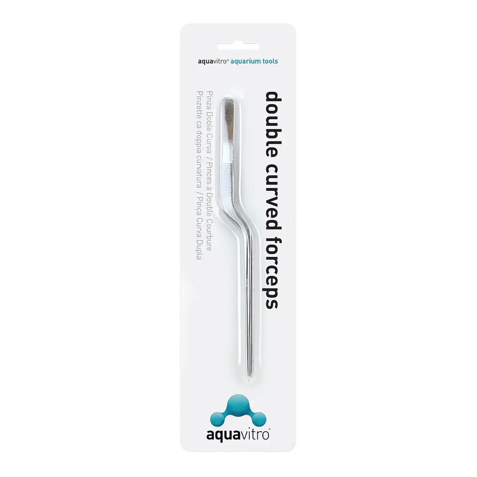 Aquavitro Pinça Curva Dupla de 22 cm 1