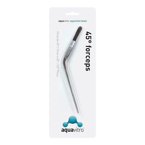 Aquavitro Pinça Curva 45° 19cm