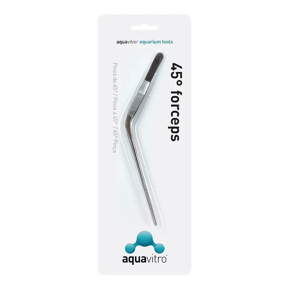 Aquavitro Pinça Curva 45° 19cm 1
