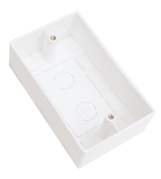 ATLANTICSWIRE AW-FPWB caja chuki pared 112*68*38mm blanco