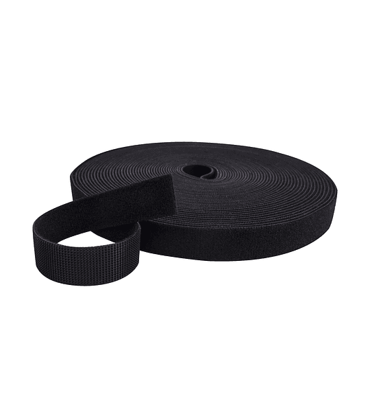 ATLANTICSWIRE AW-VLCR-NE VELCRO DOBLE FAZ ANCHO 2CM PIEZA 20MTS NEGRO