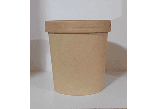 Pote Soup Cup 16 oz con Tapa (480 cc) (25 unidades)