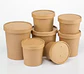 Pack de 25 Potes Kraft 240 cc - Miniatura 2