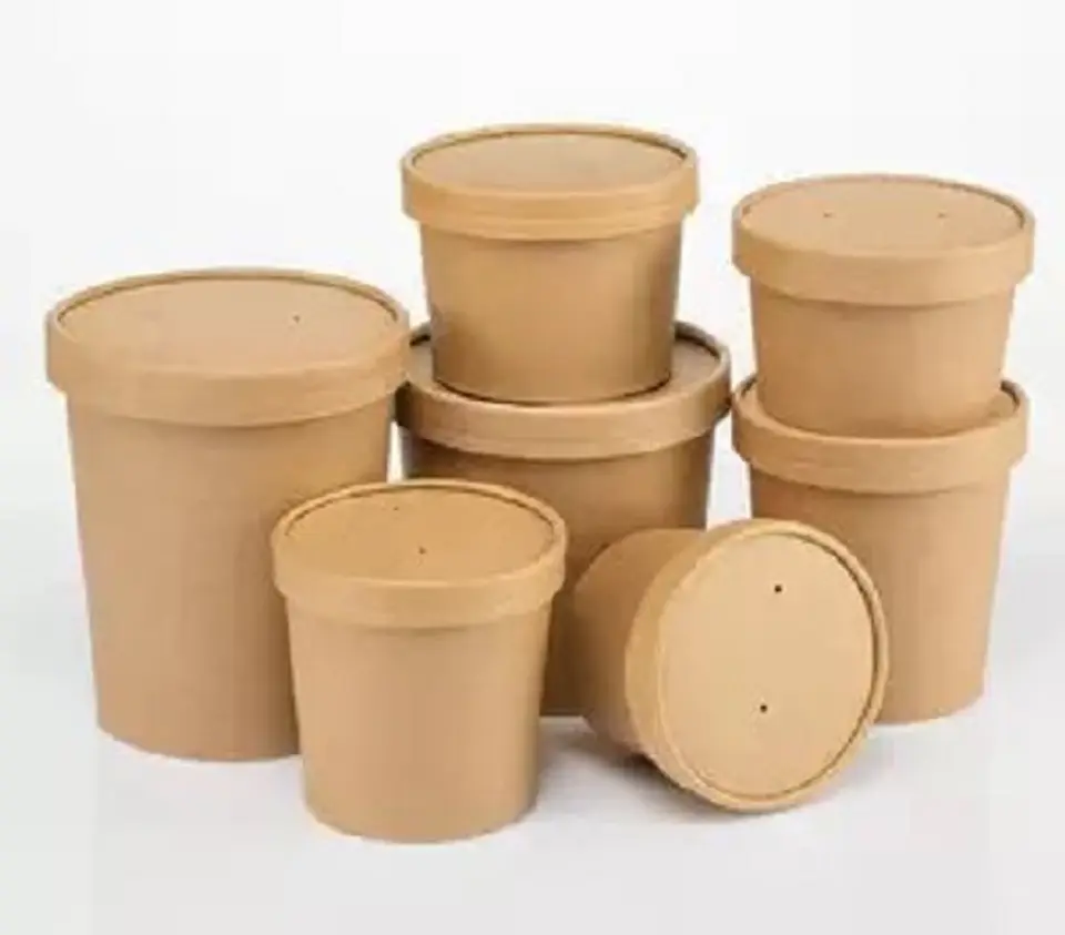 Pack de 25 Potes Kraft 240 cc 2