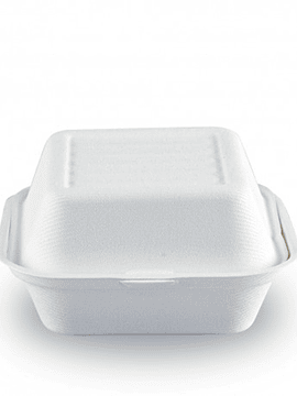 Pack de 25 Envases Sandwiche / Hamburguesa Compostables