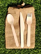 Pack de 100 Tenedores de Madera - Miniatura 4