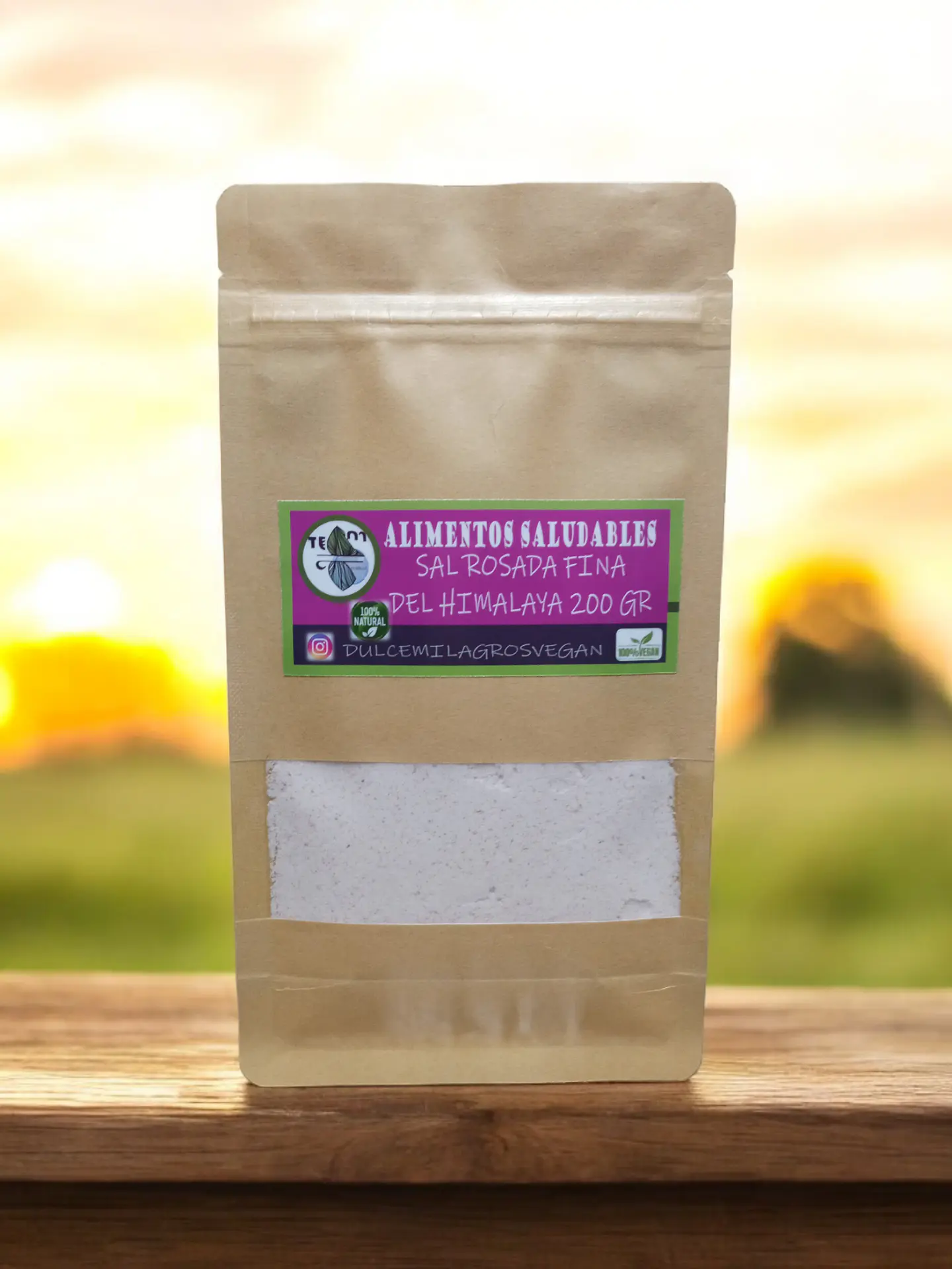 Sal rosada fina del himalaya 200 gr 1