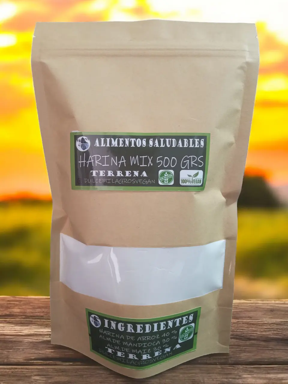 Mix 3 harinas sin gluten 500 grs 2
