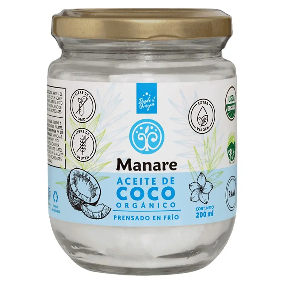 Aceite de coco orgánico 200 cc 1