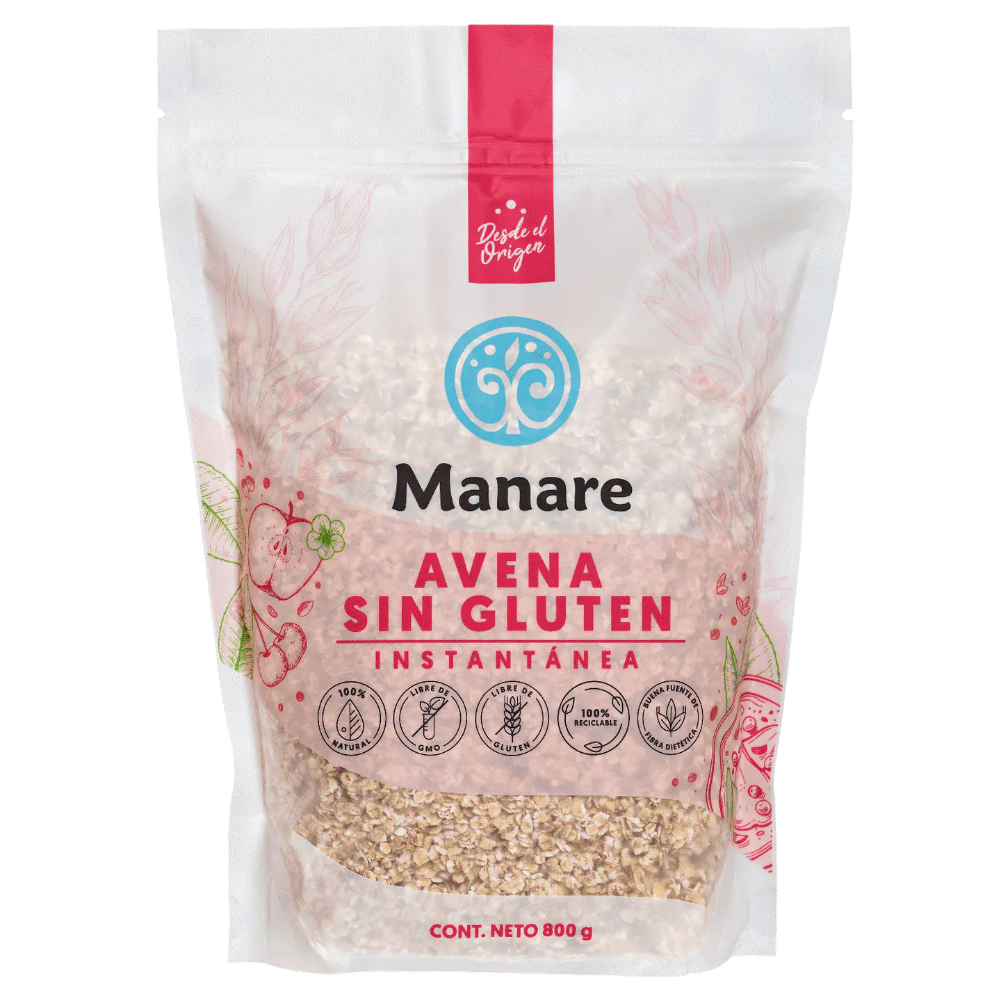 AVENA INSTANTANEA SIN GLUTEN 800 Gr 2