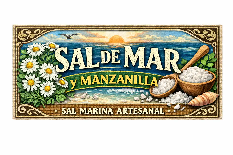 Sal de mar esencia de Manzanilla de 200 gramos 3