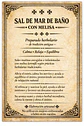 Sal de mar esencia de Melissa de 200 gramos - Miniatura 1