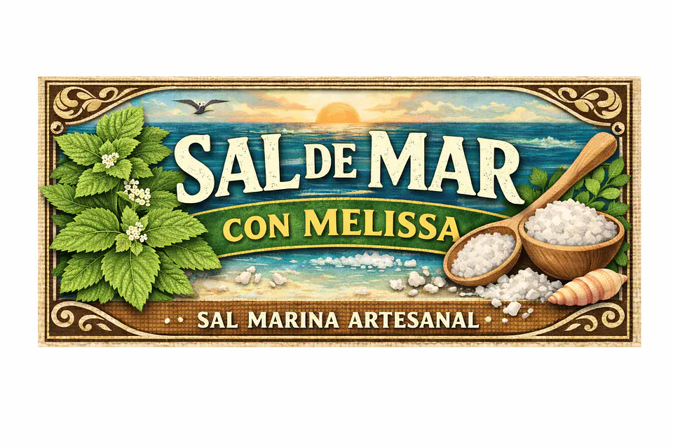 Sal de mar esencia de Melissa de 200 gramos 2