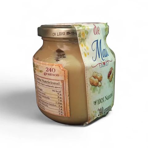 Mantequilla de Maní Natural 240 Gramos