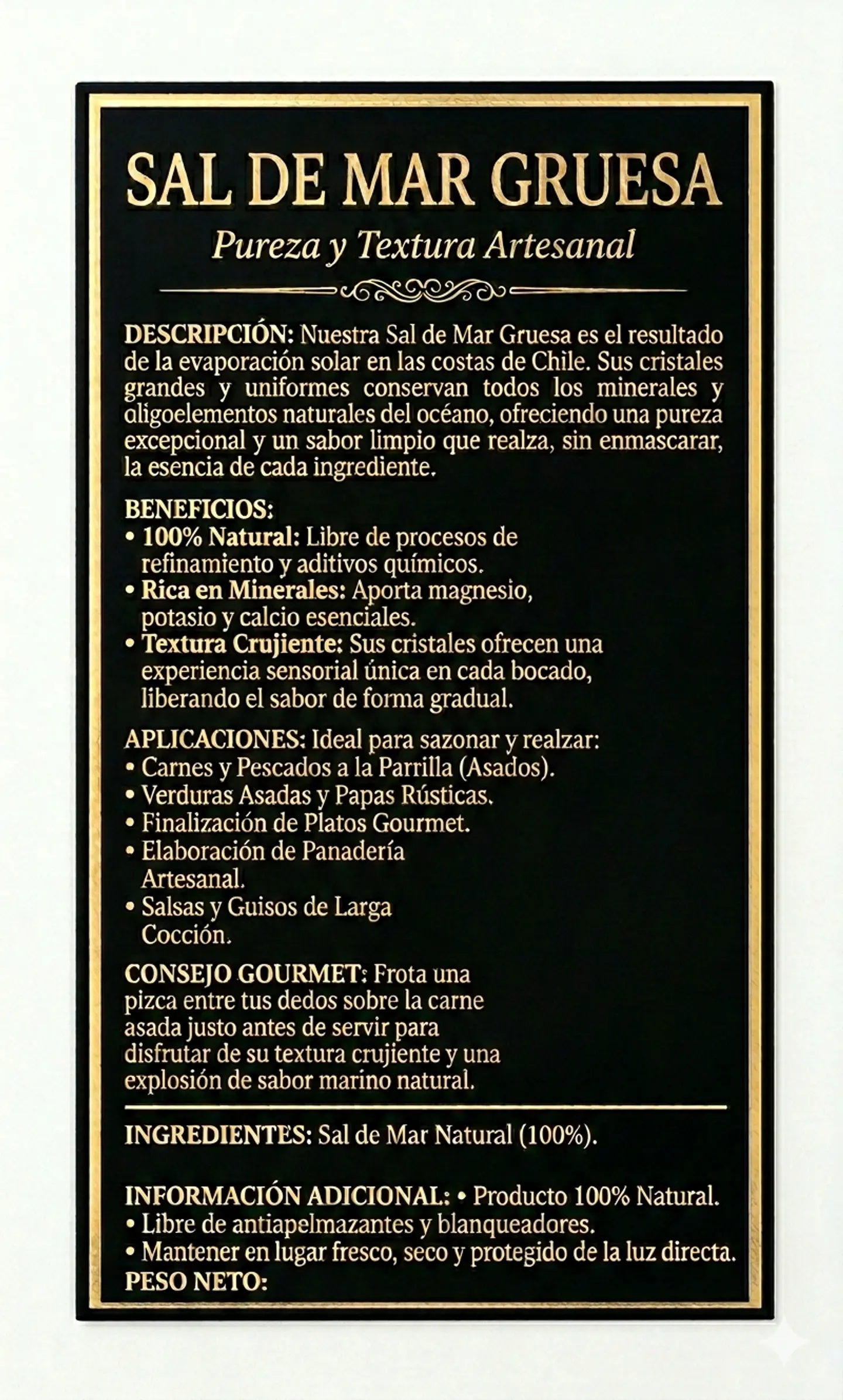 Sal de Mar Gourmet Terrena de 200 gramos 2