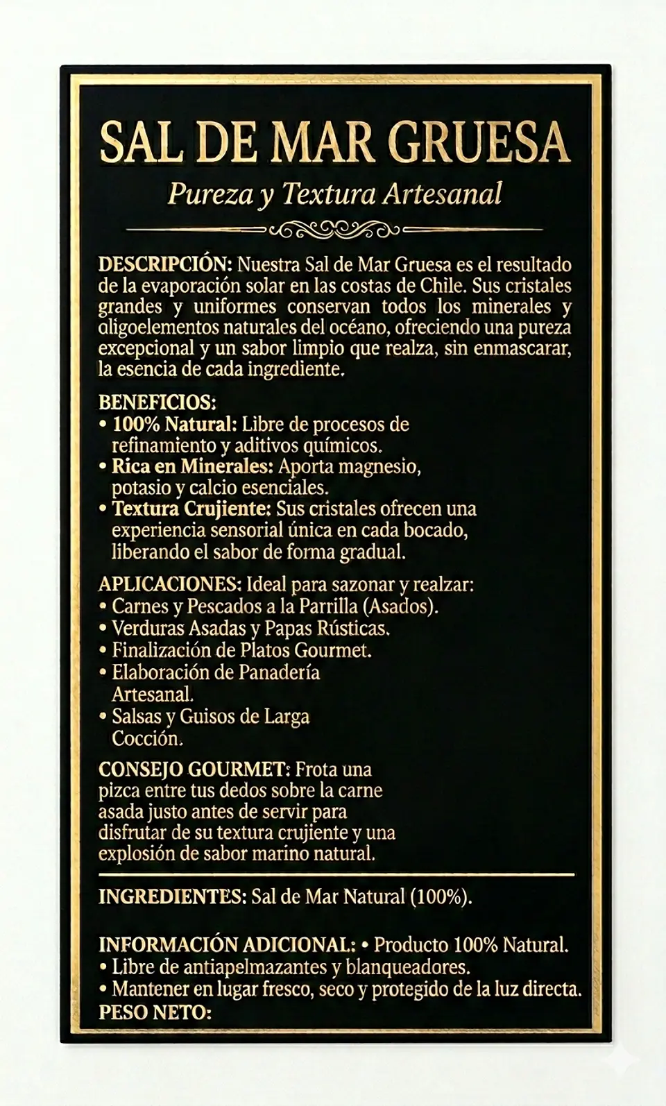 Sal de Mar Gourmet Terrena de 200 gramos 2