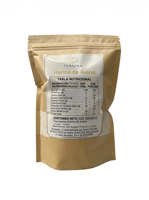 Harina de avena 500 GR