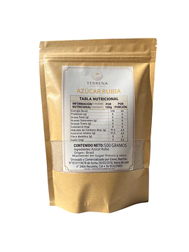 Azúcar rubia orgánica Terrena 500 gr