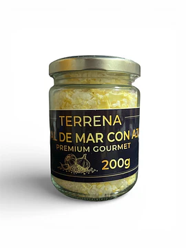 Sal de Mar Gourmet con ajo deshidratado de 200 gramos