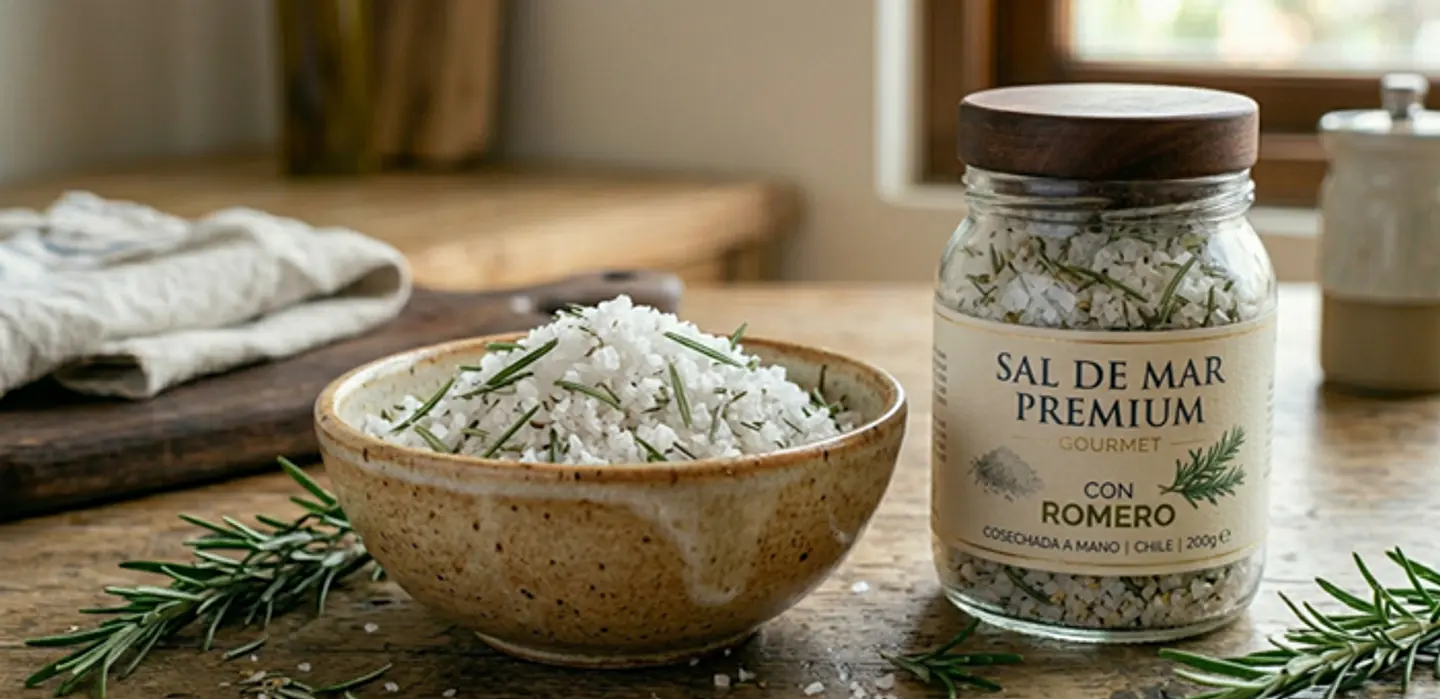 Sal de Mar Gourmet con romero de 200 gramos 2