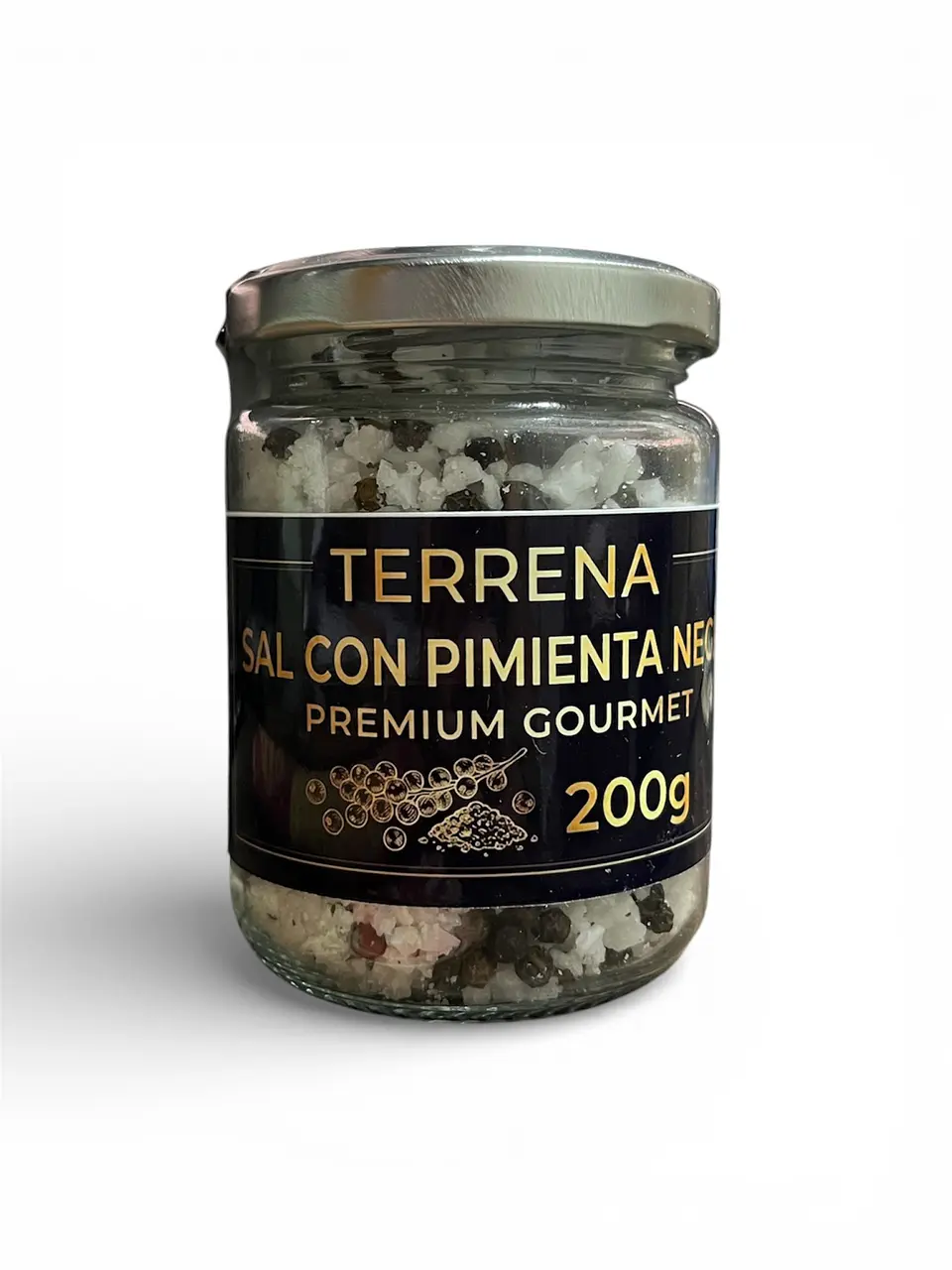 Sal de Mar Gourmet con pimienta negra de 200 gramos 1