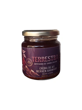 Crema Gourmet Premium de merkén ahumado de 220 gramos