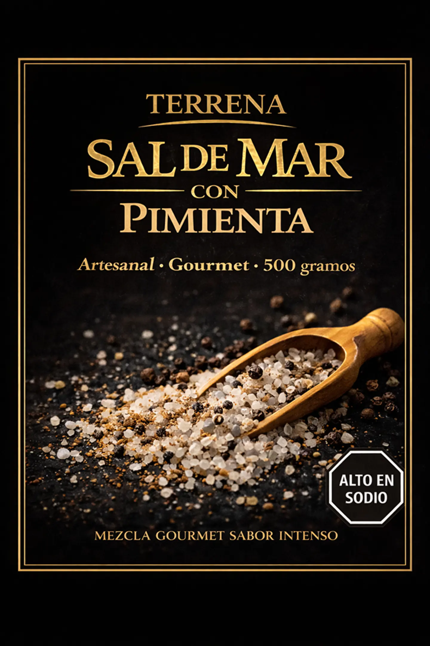 PACK DE 4 SAL PREMIUM GOURMET DE 500 GRAMOS 5