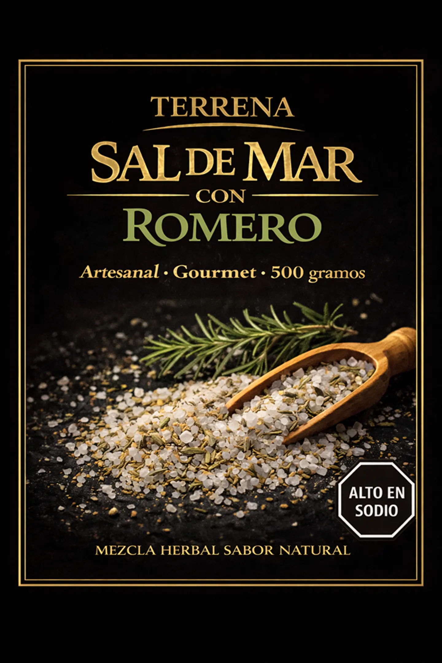 PACK DE 4 SAL PREMIUM GOURMET DE 500 GRAMOS 6
