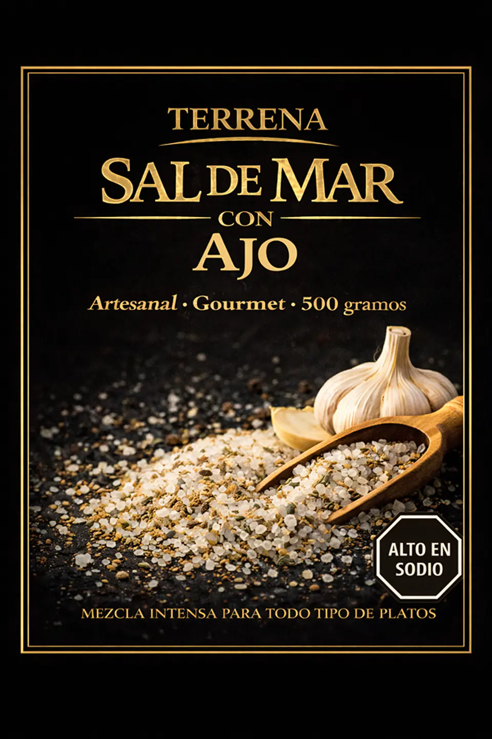 PACK DE 4 SAL PREMIUM GOURMET DE 500 GRAMOS 7