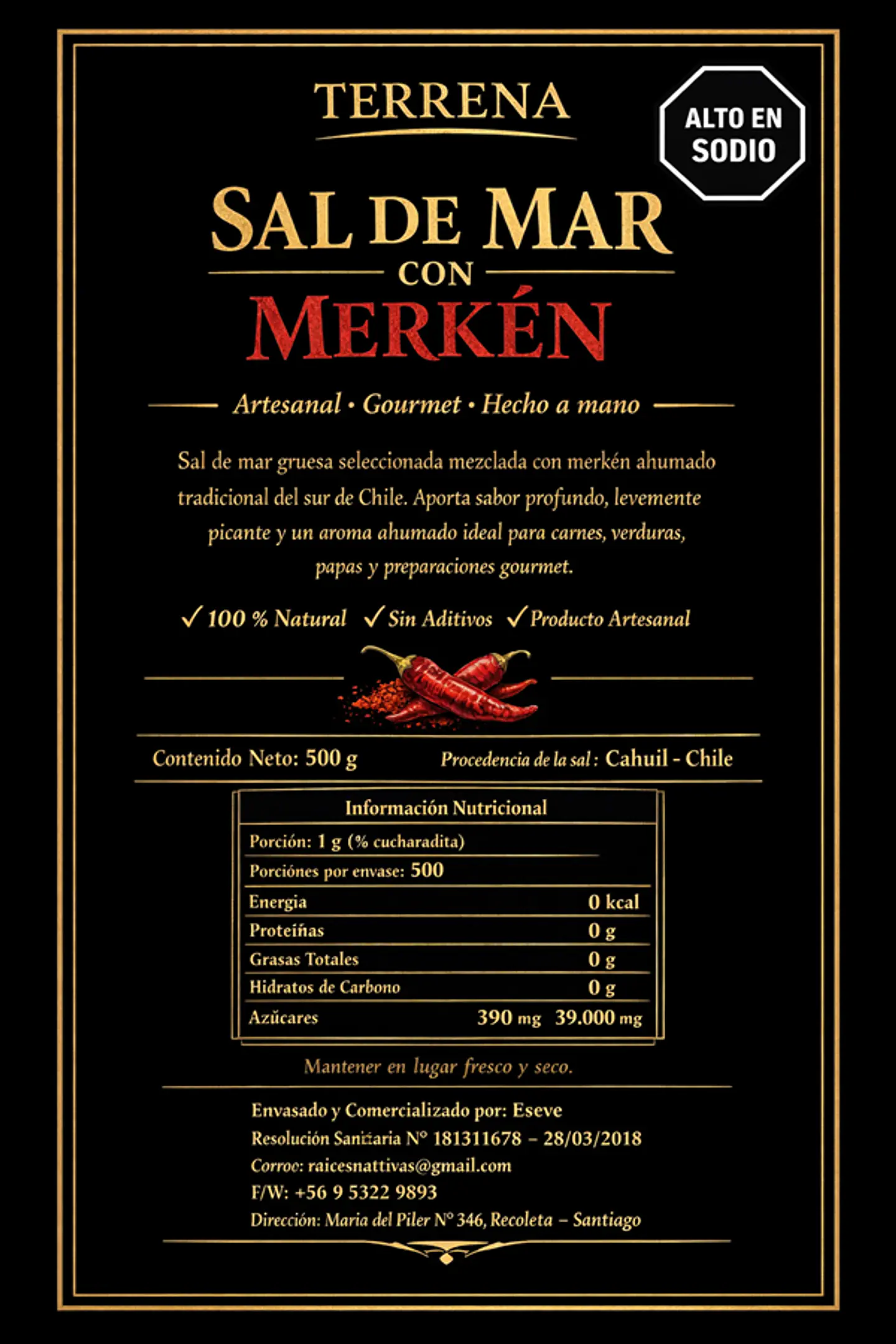 PACK DE 4 SAL PREMIUM GOURMET DE 500 GRAMOS 8
