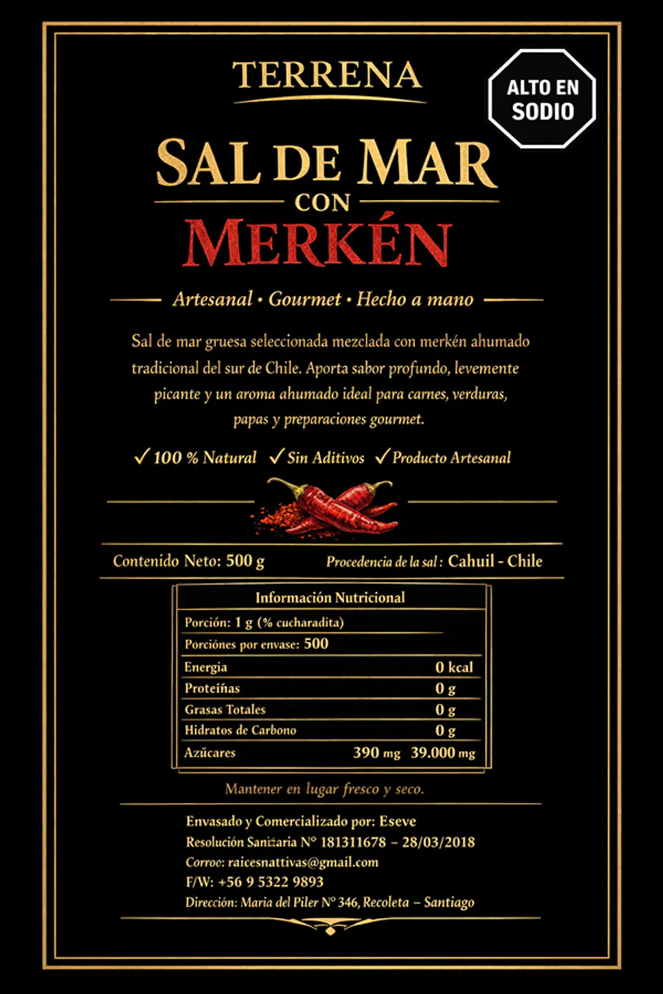 PACK DE 4 SAL PREMIUM GOURMET DE 500 GRAMOS 8