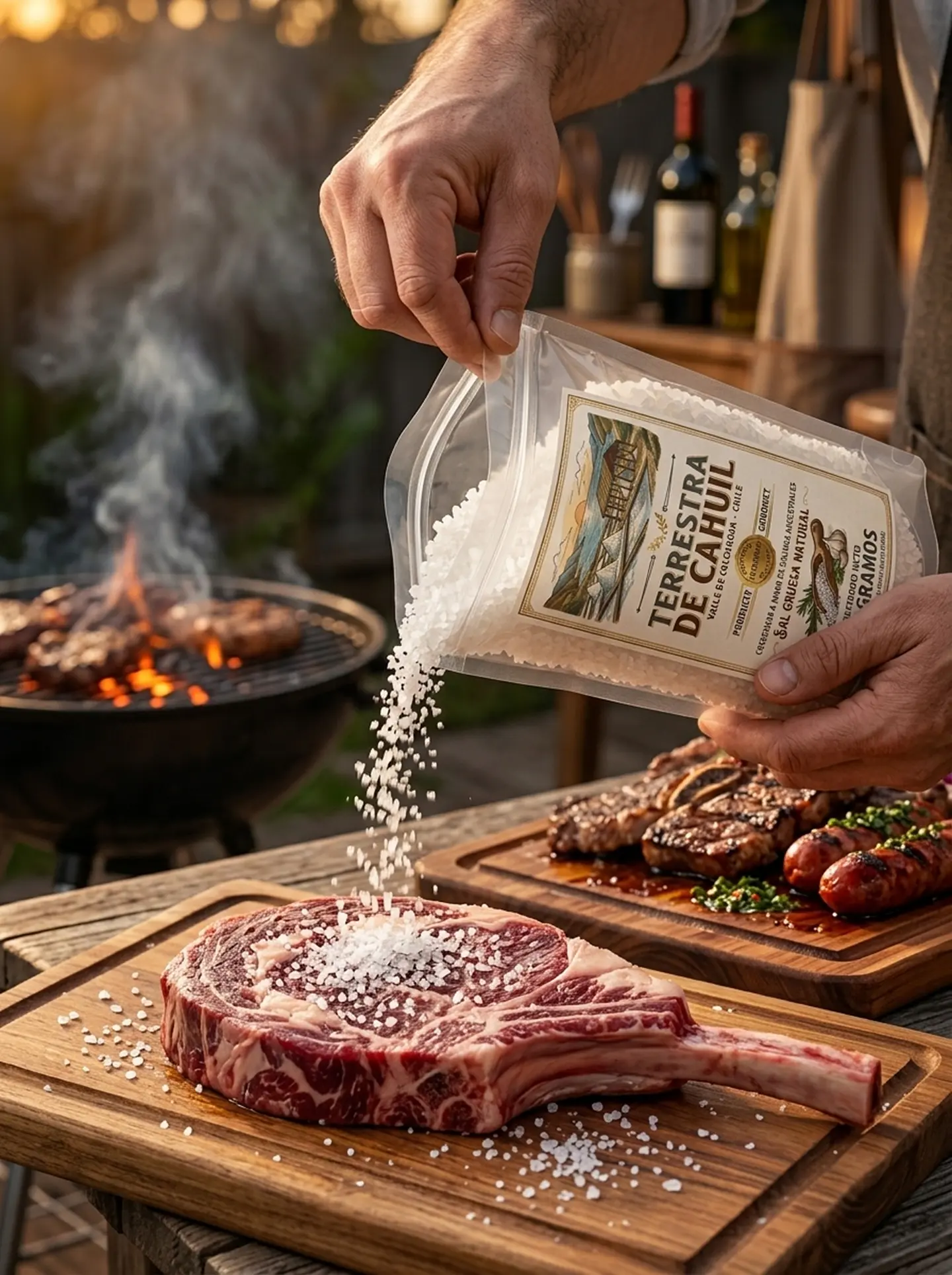 Sal de Mar Gruesa Parrillera Gourmet de 500 gramos 2