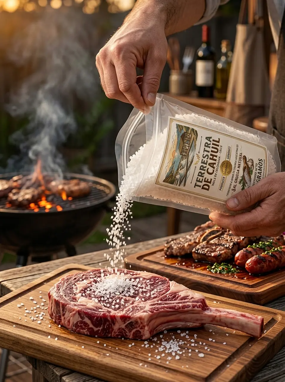 Sal de Mar Gruesa Parrillera Gourmet de 500 gramos 2