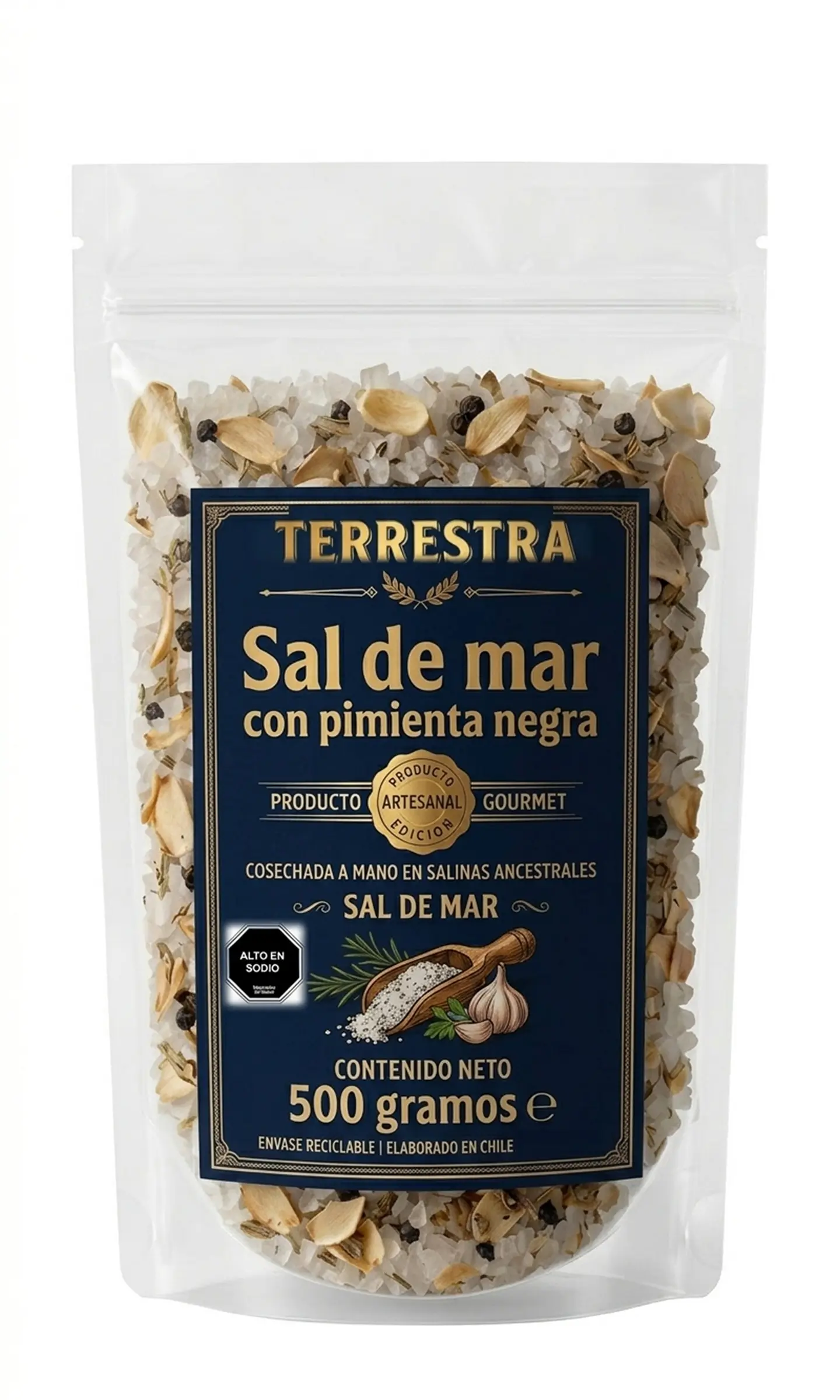 PACK DE 4 SAL PREMIUM GOURMET DE 500 GRAMOS 3