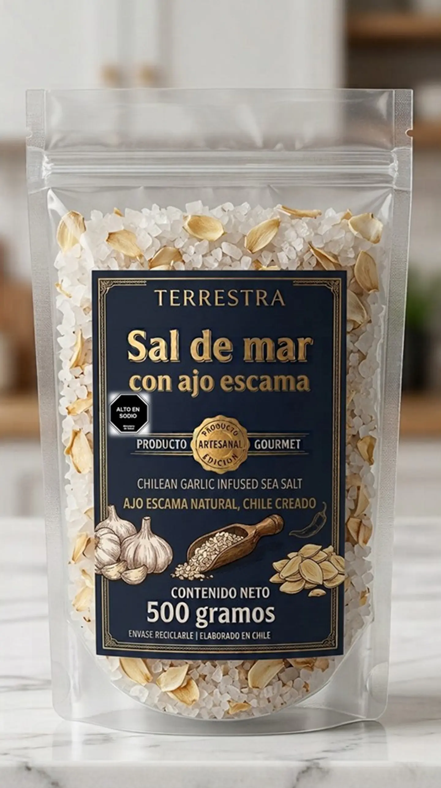 PACK DE 4 SAL PREMIUM GOURMET DE 500 GRAMOS 4