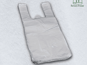 Bolsa camiseta 60X70 Blanca