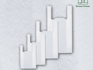 Bolsa camiseta 35x45 Blanca