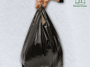 Bolsa camiseta 40X50 Negra