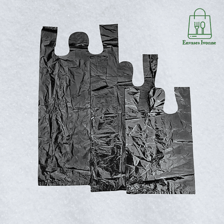 Bolsa Camiseta 28x35 Negra 1