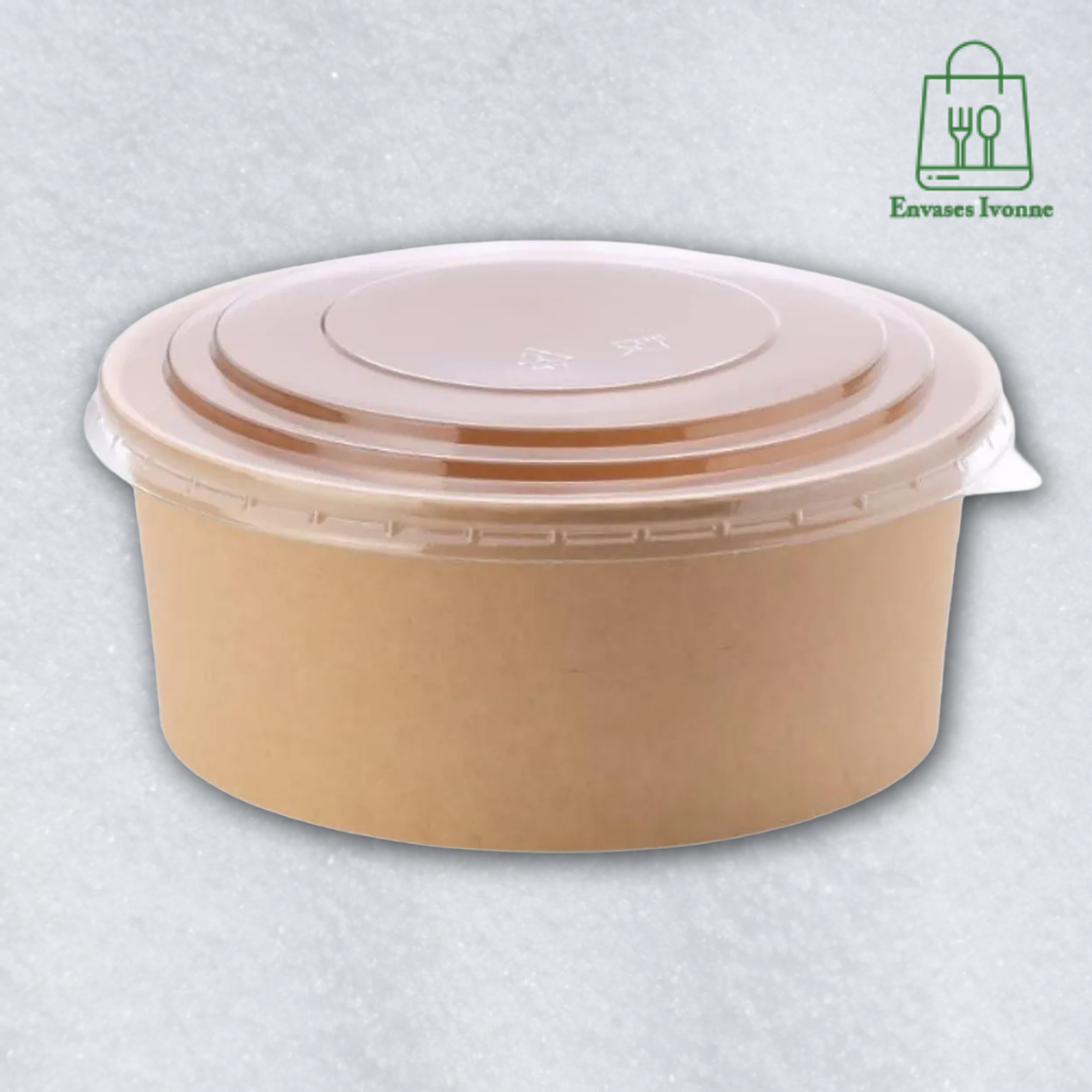 BOWL POLIPAPEL 1300 C/Tapa CAJA 300UN 1