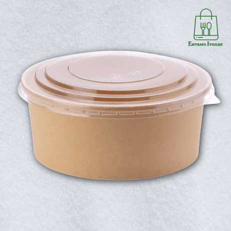 Bowl polipapel 750cc con tapa 1