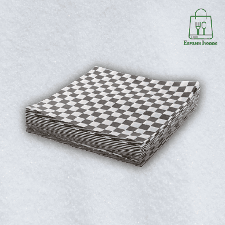 Papel ceresinado negro 33x33 1