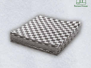 Papel ceresinado negro 33x33