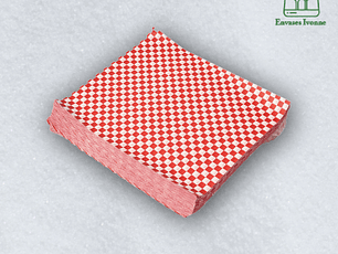 Papel ceresinado rojo 33x33