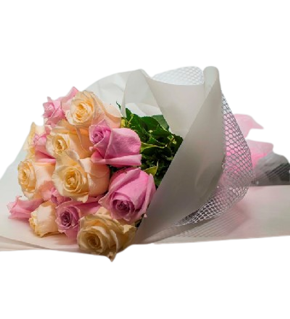 Ramo Rosas 2 Tonos | Obsequia Amor Puro | Envío Flores