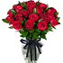 Florero 25 Rosas Ecuatorianas 