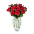 Florero 12 rosas Premium 