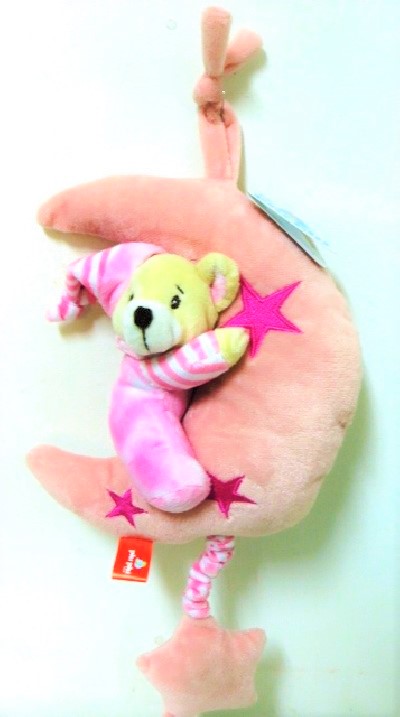 Juguete Peluche Animales Sensorial Con Mordedor Sonajero Diseño León para Niña y Niño