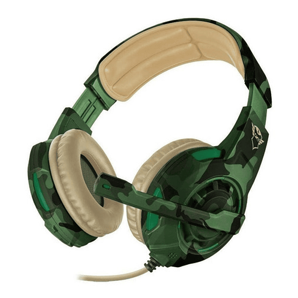 Audífonos Gamer Trust Radius Gxt 310 Jungle Camo 2